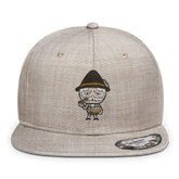 Da Oid Sinzer Leberkassemmel Cap Erwachsene Beige Meliert Eitzing Front